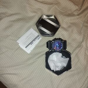 Casio Black and Blue Smartwatch